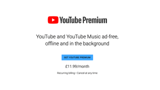 YouTube Premium UK pricing