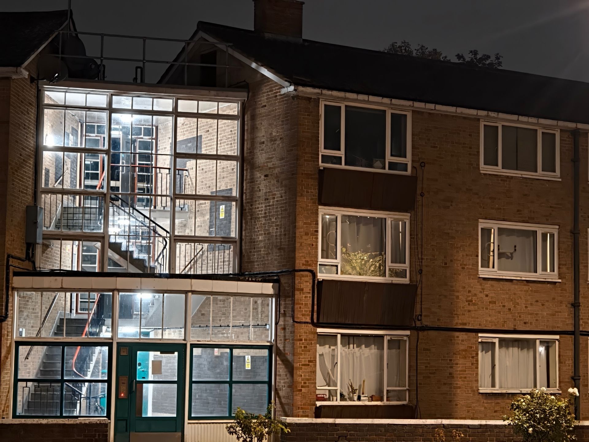 An apartment complex