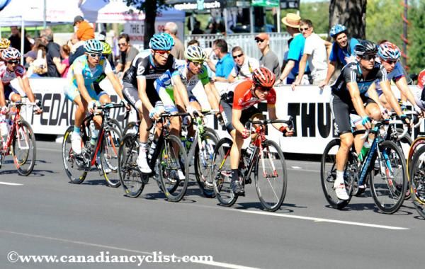 Ryder Hesjedal (Team Garmin-Cervelo) and Levi Leipheimer (Team Radioshack)