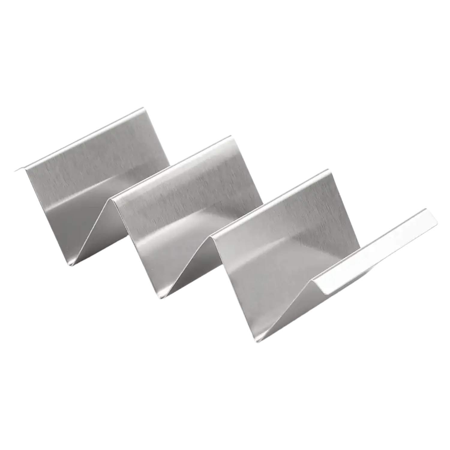 A metal taco holder