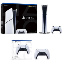 Sony PS5 Slim (Disc) w/ Bonus PS5 DualSense Controller: $599 $449 @ WalmartLowest price!