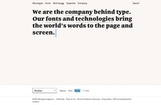HTML examples: Monotype