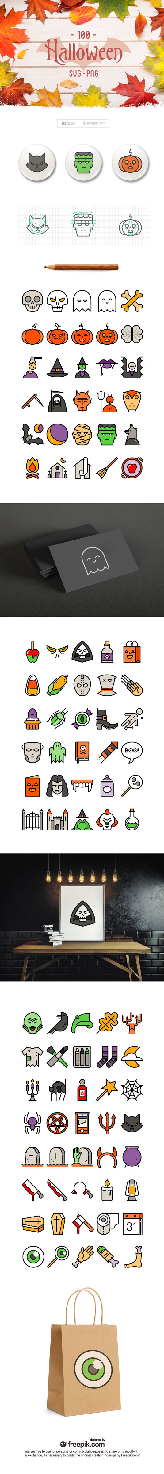 Halloween icon pack preview
