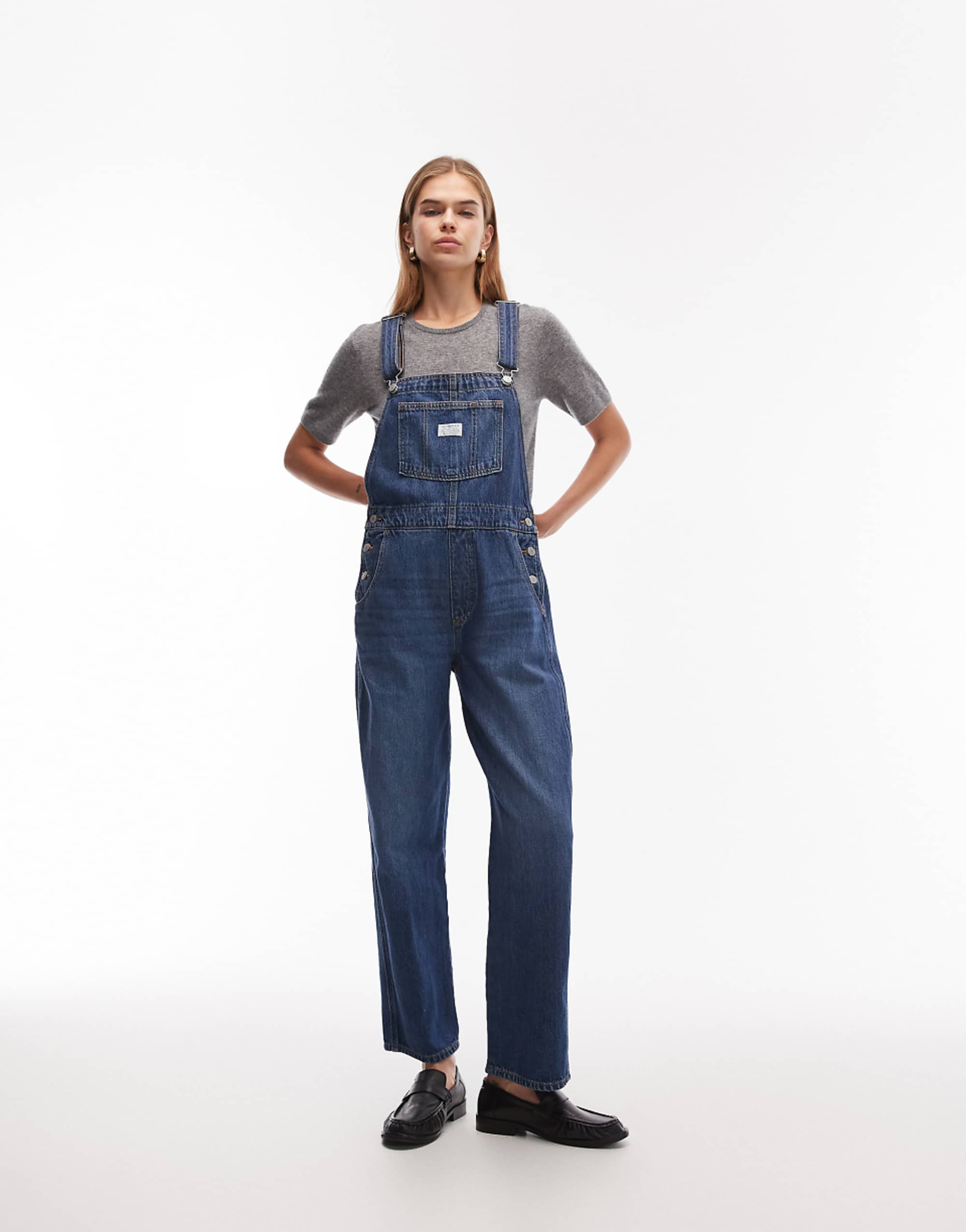 Levis Vintage Overall Dungarees in Dark Wash
