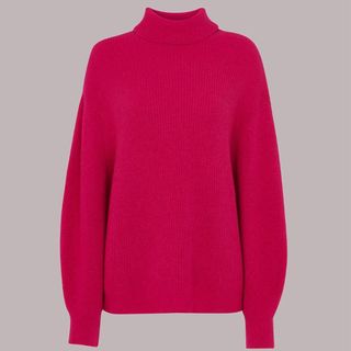 pink roll neck