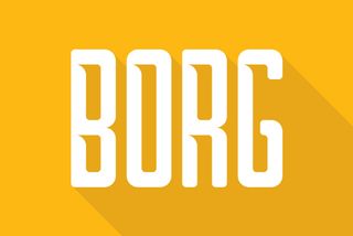 Free font: Borg