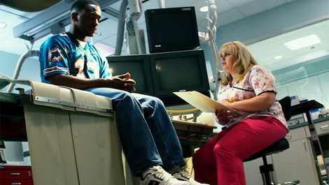 watch rebel wilson and anthony mackie in a new pain & gain clip