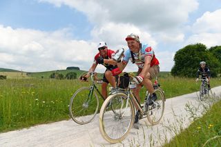 L’Eroica Britannia was a highlight of the calendar with riders here enjoying the Tissington Trail, the ‘Strade Bianche’ of the Peak District.