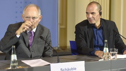 Yanis Varoufakis and Wolfgang Schauble