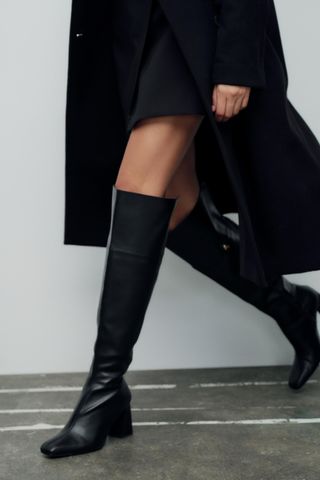 Over-The-Knee High Heel Boots