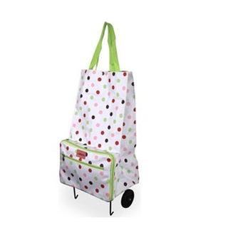 sabichi candy spot shopping bag with wheels argos