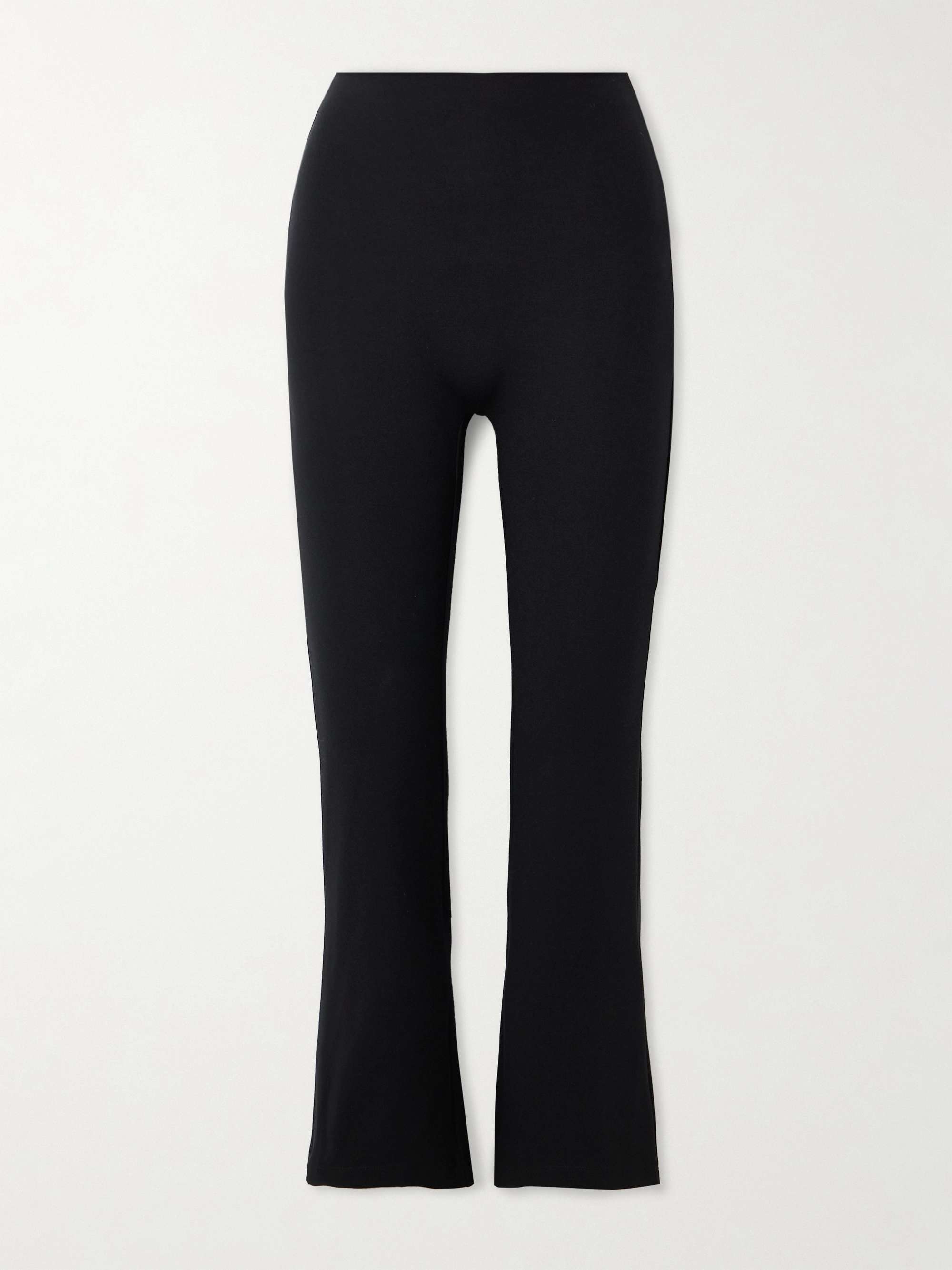 Rio Cropped Stretch-Ponte Flared Pants