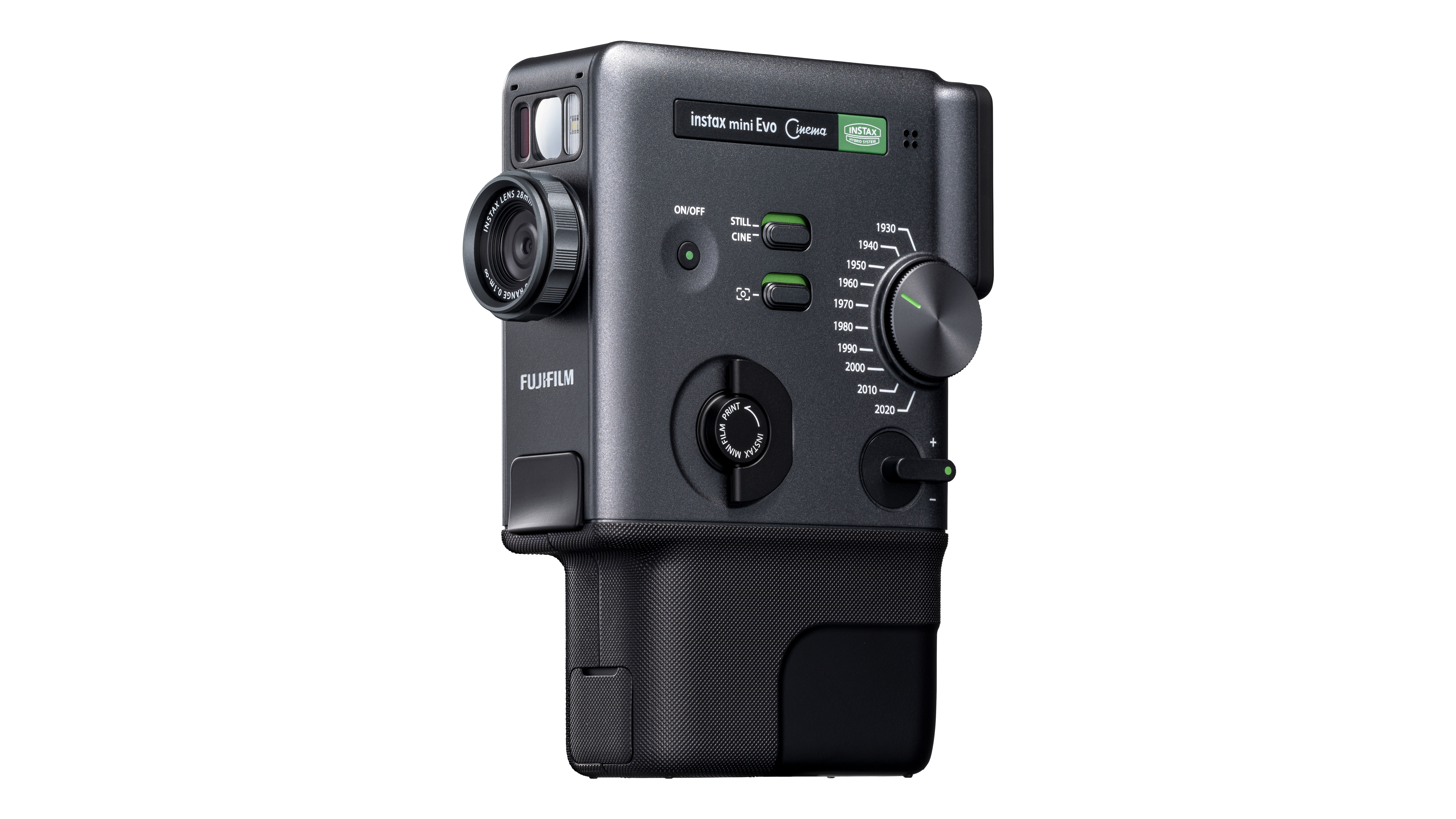 The Fujifilm Instax Mini Evo Cinema is a Super-8-inspired instant film camera that shoots both video and photos