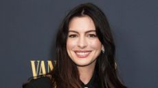 Anne Hathaway attends "The Apprentice" New York premiere at the DGA Theater on October 08, 2024 in New York City