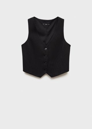 Pinstriped Suit Waistcoat - Women | Mango United Kingdom