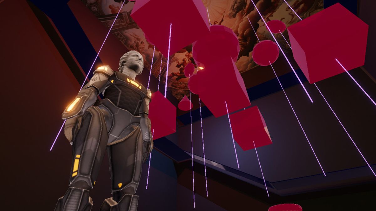 Digital art in the metaverse in Decentraland