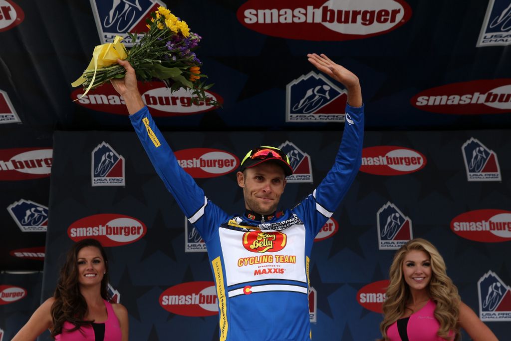 Alexandr Braico (Jelly Belly p/b Maxxis) in the best Colorado rider jersey