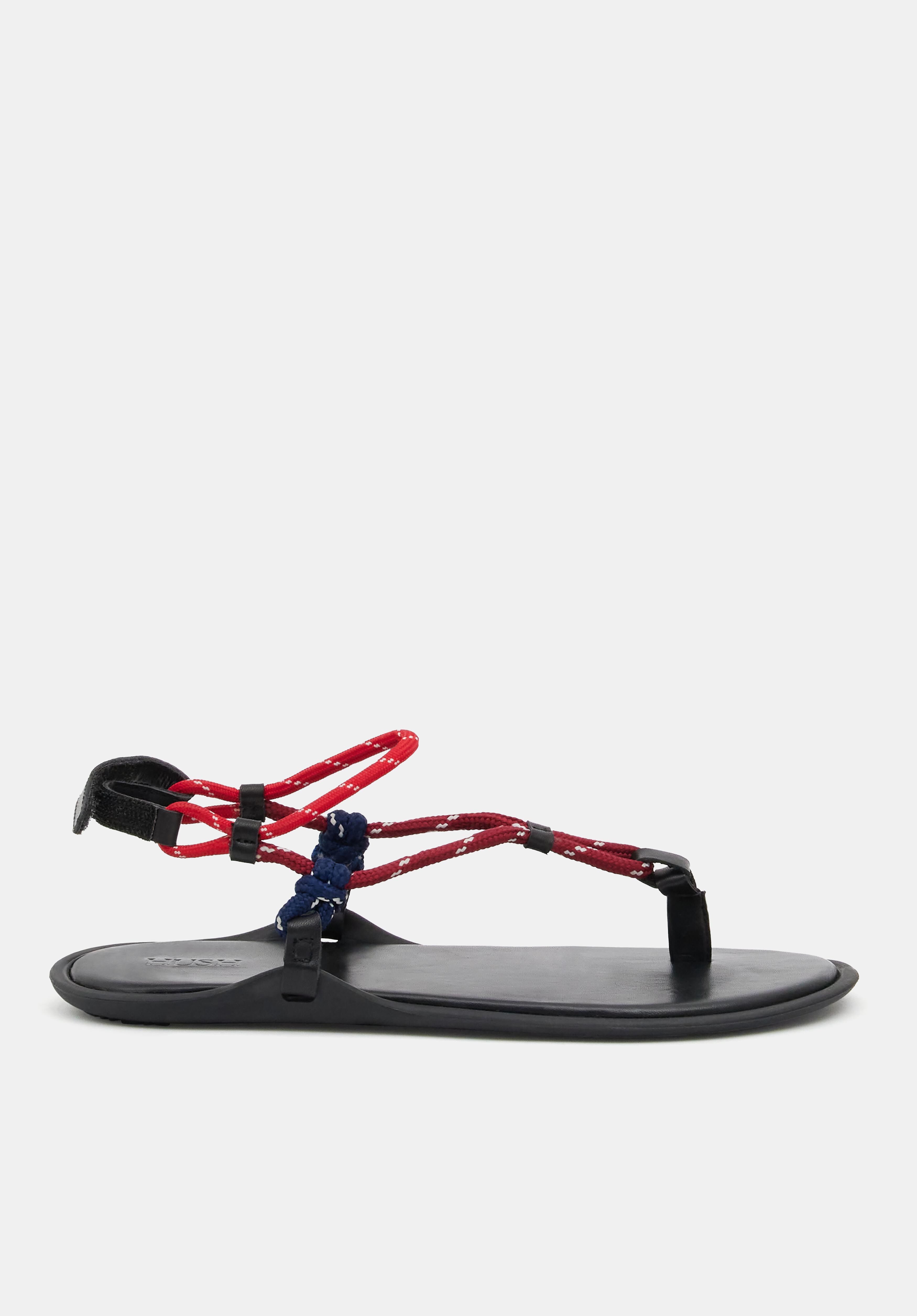 Rope Detail Flat Sandals