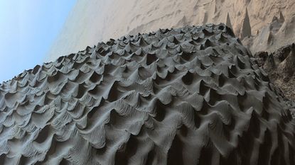 Namib on Mars is the first active sand dune investigated up close outside of planet Earth