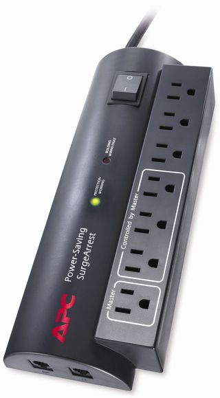 APC Power-Saving Surge Arrest Power Strip - Green Your Home with Tech ...