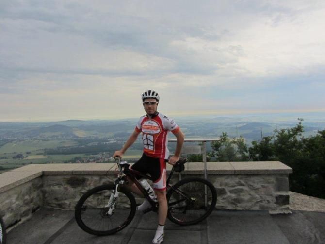Ben Thomas training in Czech Republic before the 2012 European Marathon Champs