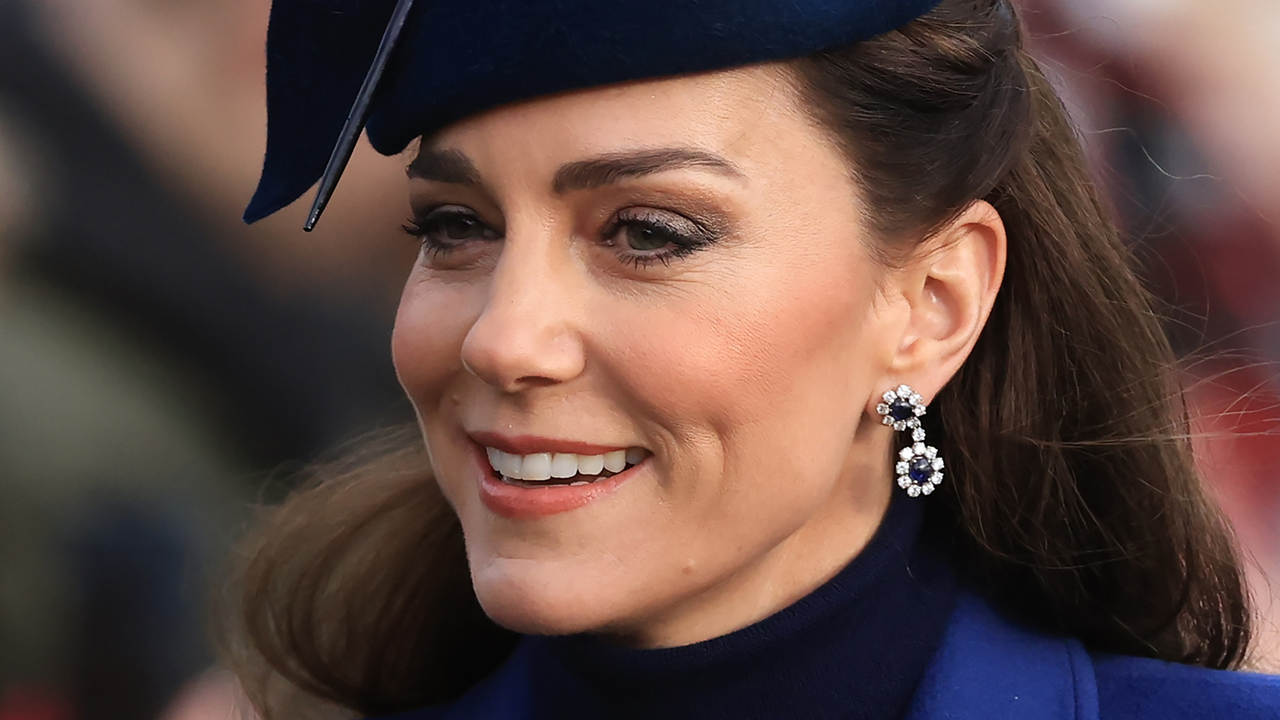 Catherine, Princess of Wales attends the Christmas Morning Service at Sandringham Church on December 25, 2023 in Sandringham, Norfolk.