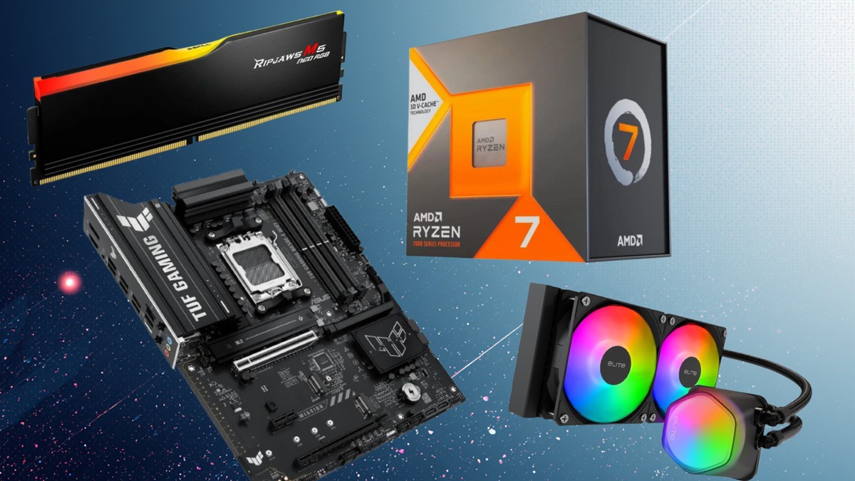 Get 16GB of DDR5 RAM for $70 and start your AM5 gaming rig with this bundle — $568 for Ryzen 7 7700X3D, 16GB G.Skill DDR5 RAM, Asus TUF B650-E motherboard, and free AIO