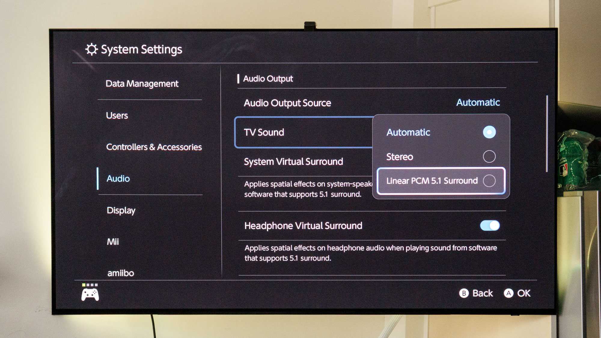 Nintendo Switch 2 settings
