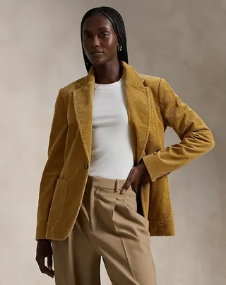 Cotton Corduroy Blazer