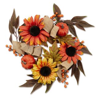 Orange Aldi autumn wreath