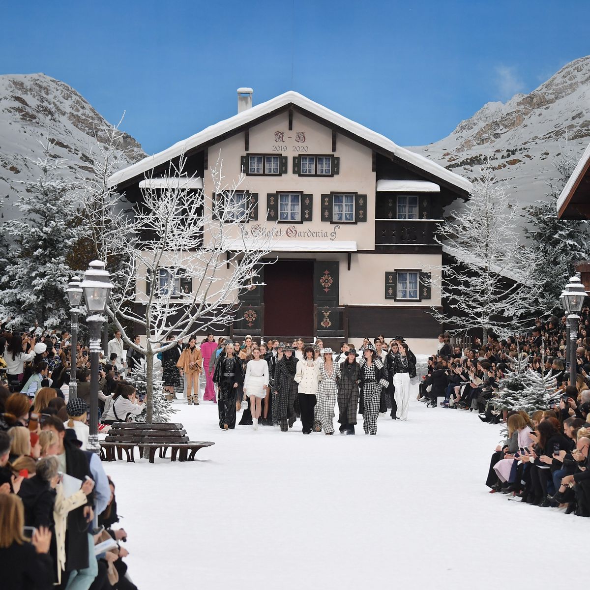 Karl Lagerfeld's Final Chanel Show Was a Snowy Winter Wonderland