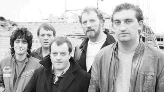 The cast of Auf Wiedersehen, Pet in 1983