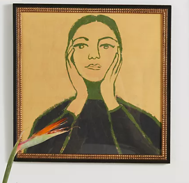 Anthropologie wall art.