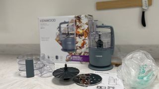 Kenwood MultiPro Go Food Processor unboxed with its packaging