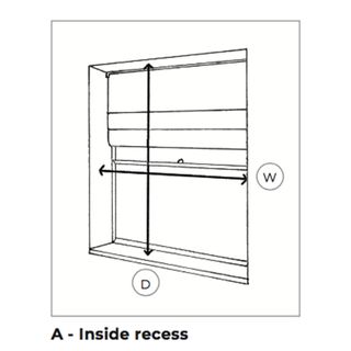 how to measure for roman blinds inside recess 2