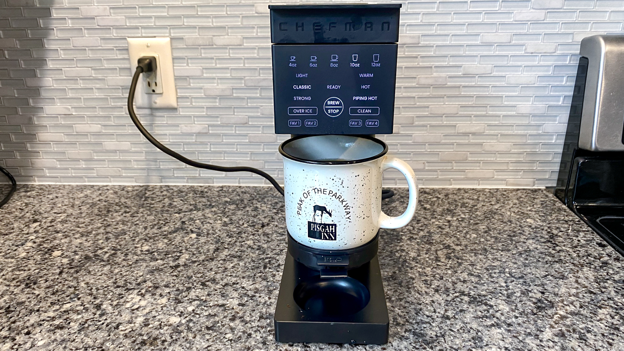 Chefman Caffeinator on countertop