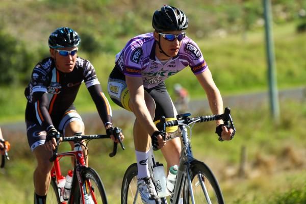 Tinelli Racing's Peter Thompson followed by Jayco-2XU's Chris Jongewaard