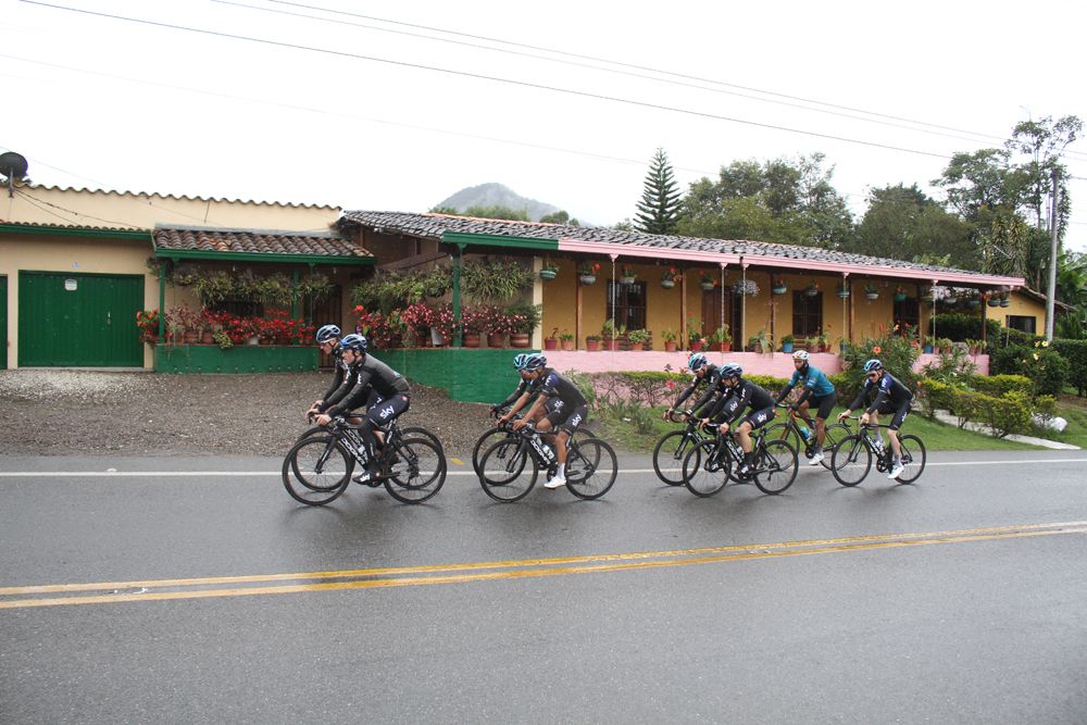 There were some wet roads