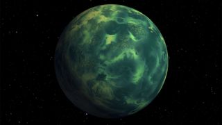 Blue, but deadly: the gas giant exoplanet HD 189733b, which is superhot and likely has rains of glass.