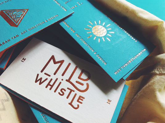 letterpress business cards