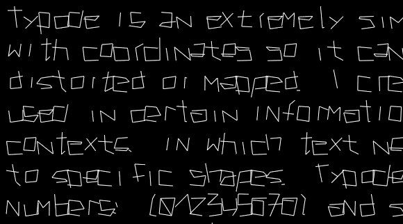 Typode can be skewed, stretched and twisted to your heart's content