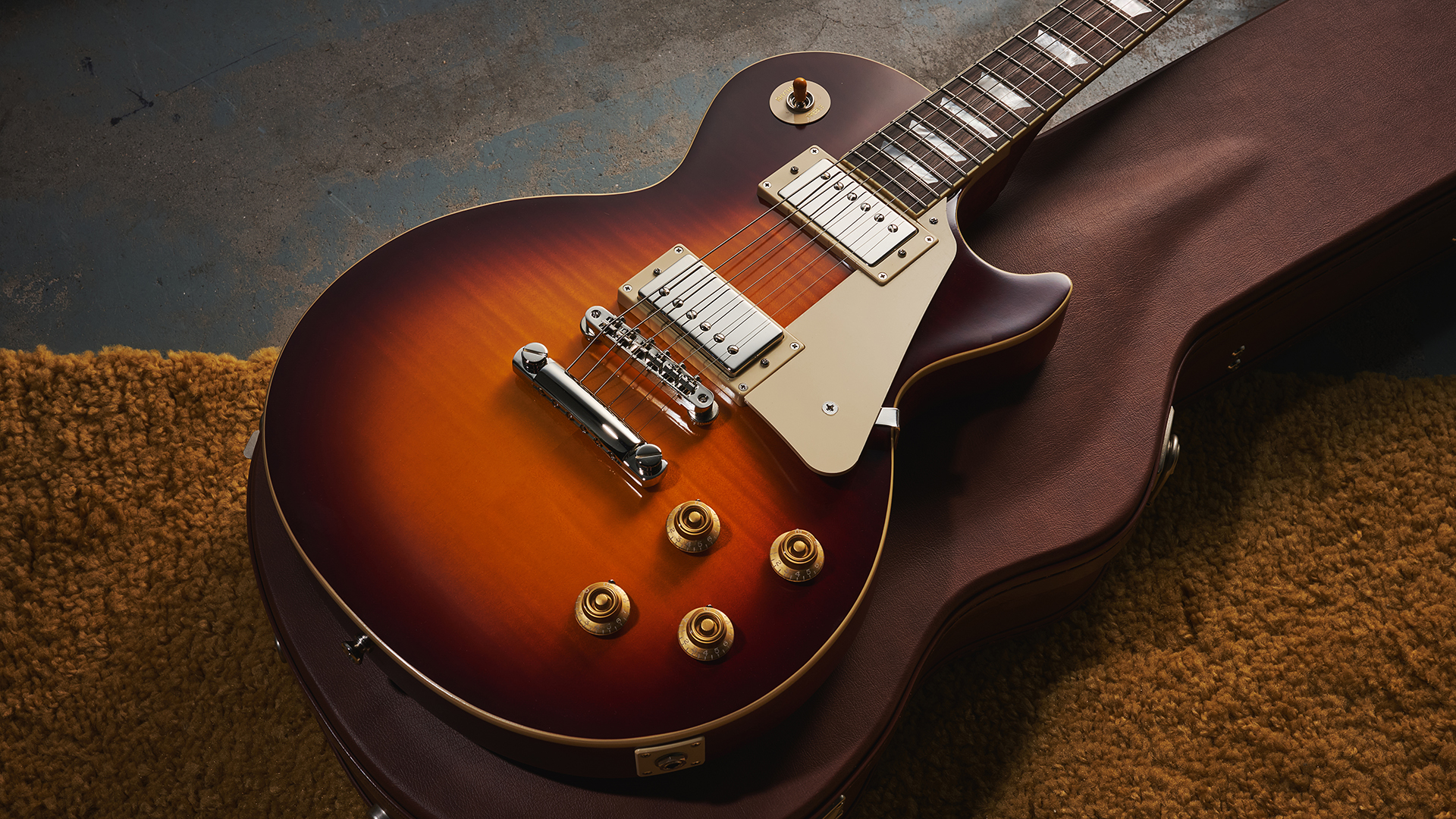 Epiphone Inspire by Gibson Custom 1959 Les Paul Washed Bourbon Burst