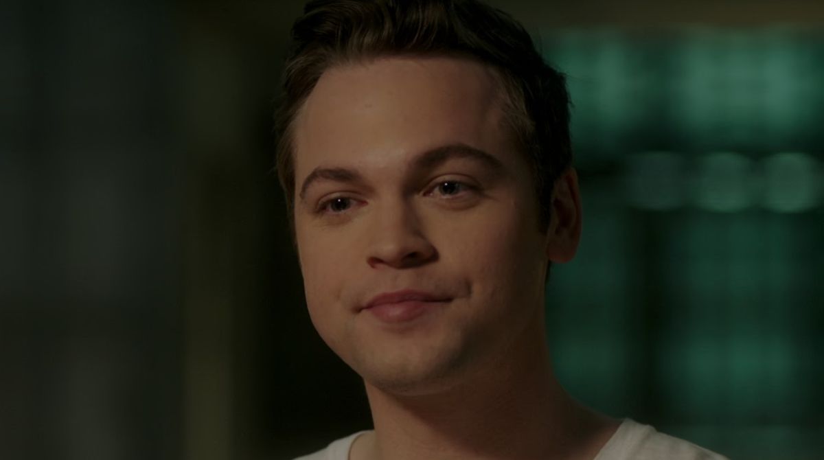 Screenshot of Alexander Calvert as Jack on Supernatural.