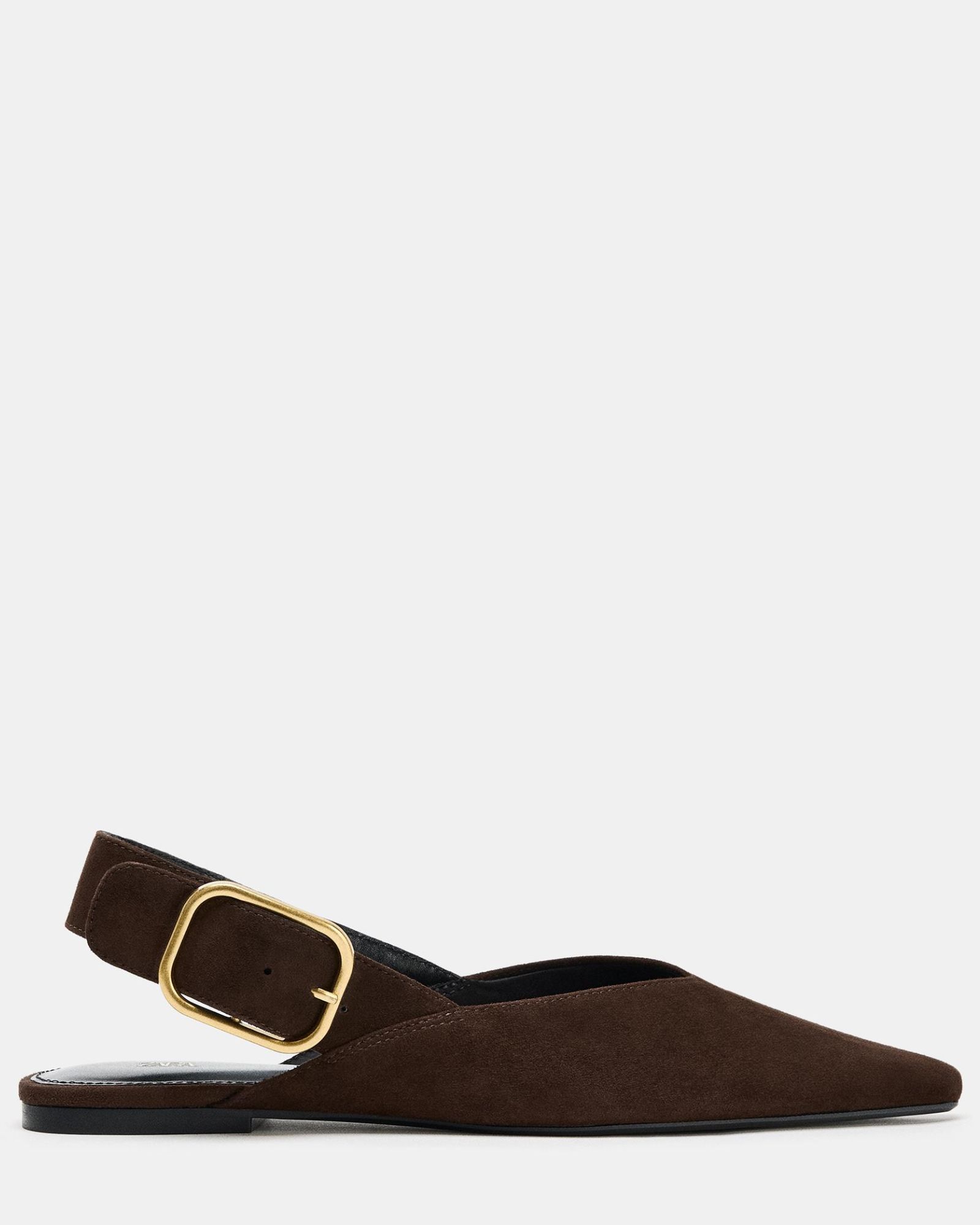 Zara Suede Slingback Shoes