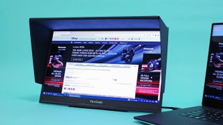 AOC I1601FWUX review: A budget portable monitor with a touch of