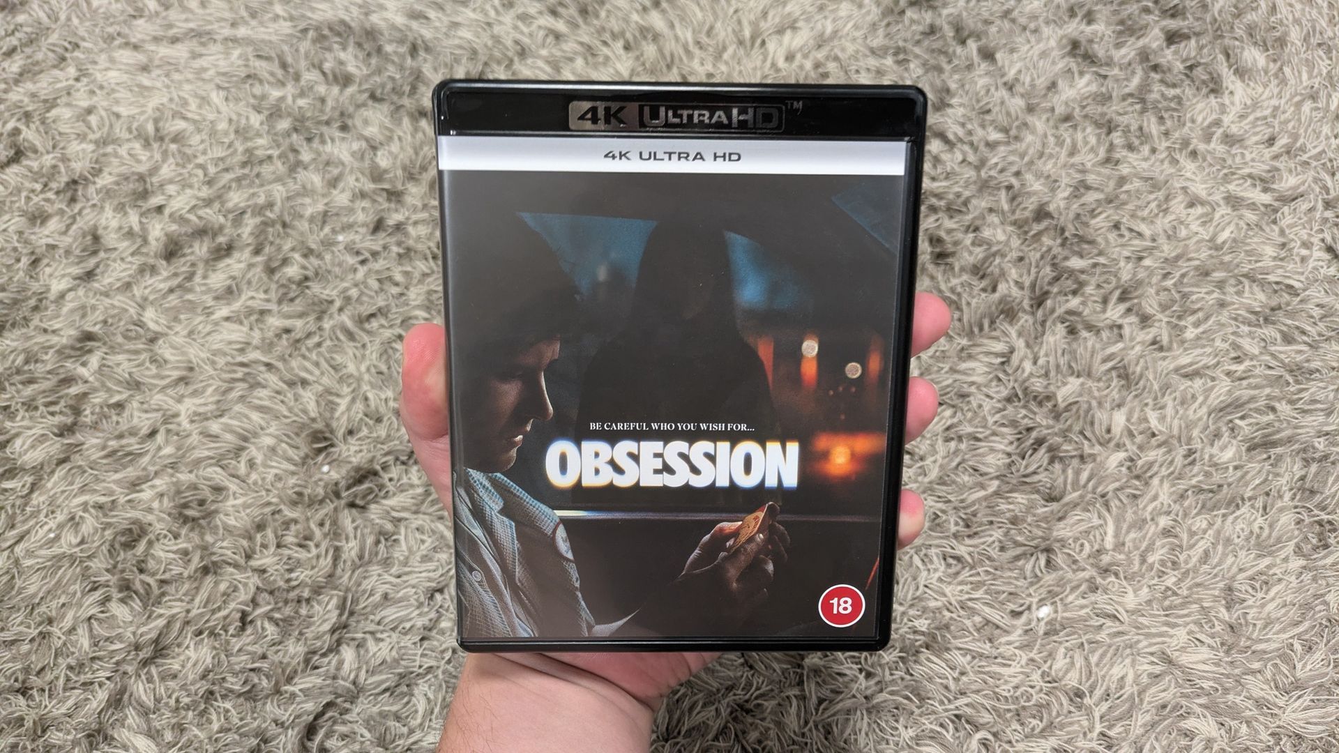 Obsession 4K Blu-ray case