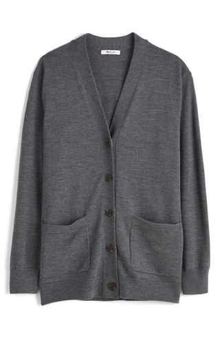 Merino Wool Boyfriend Cardigan