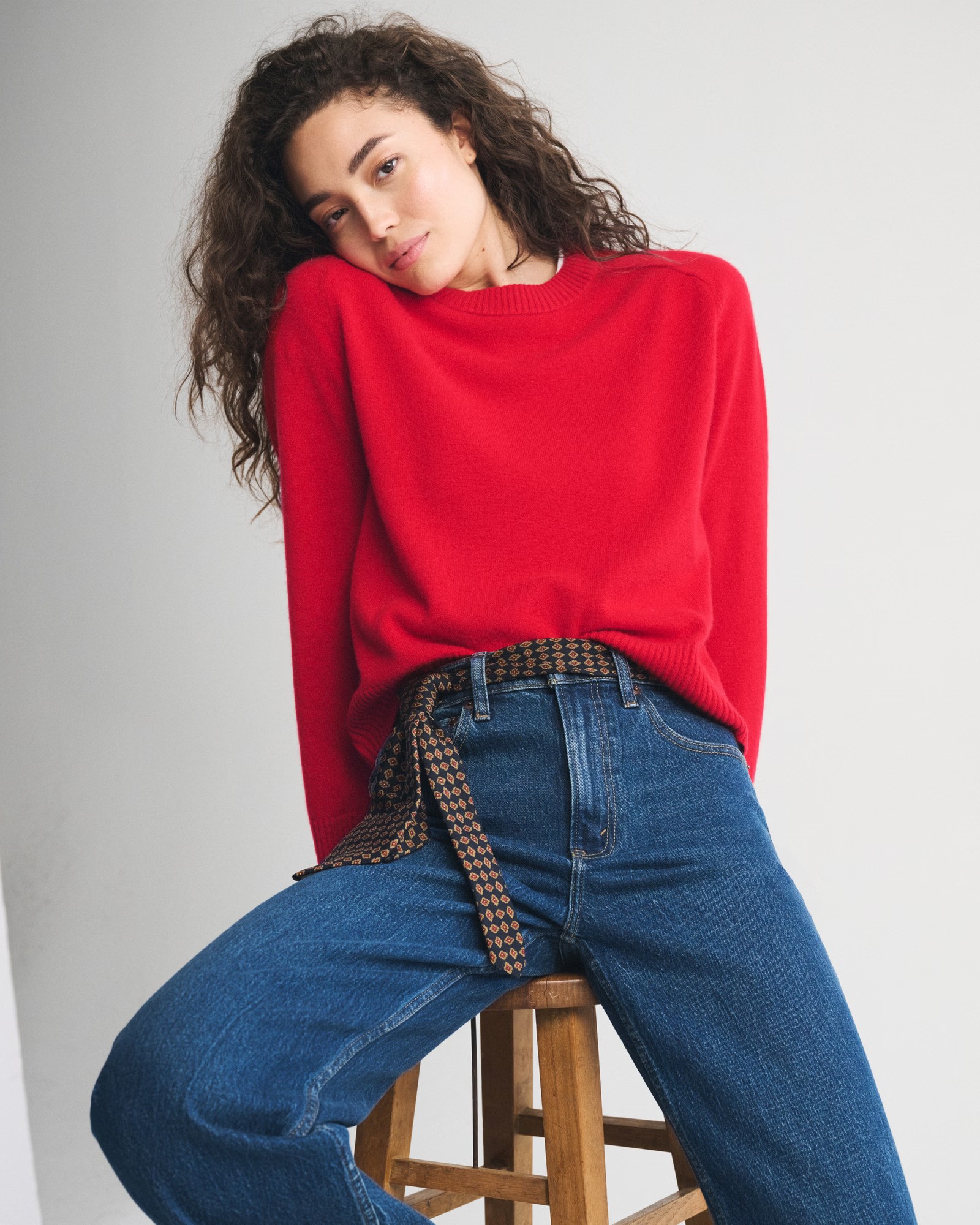 The A&amp;amp;f Madeline Cashmere Crew Sweater