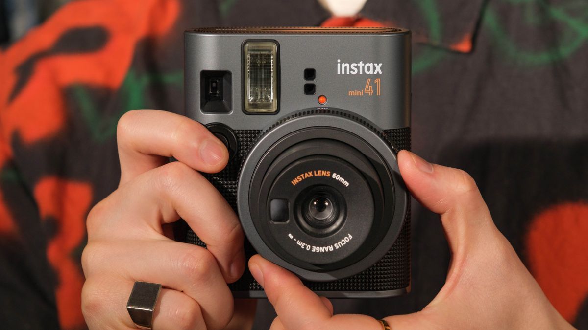 Fujifilm Instax Mini 41 in user's hand