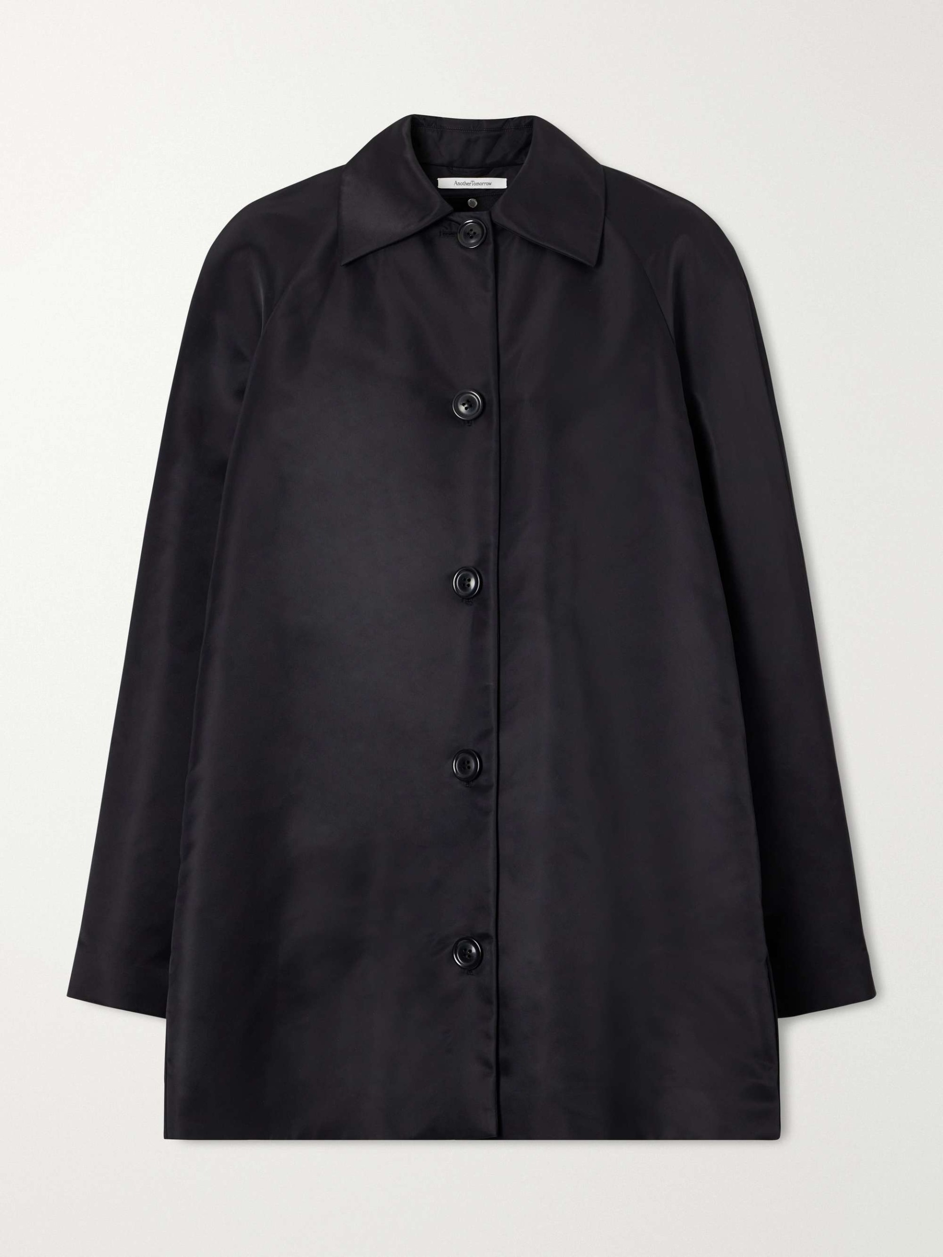 Recycled Satin Trench